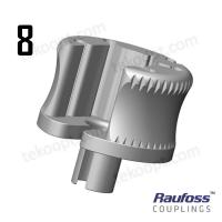 Ключ  8 металлический RAUFOSS 96608021