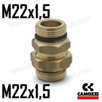 ФИТИНГ М22Х1,5-М22Х1,5-М16Х1,5-L=39 CAMOZZI D2502 M22X1,5-M22X1,5-M16X1,5-L=39