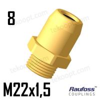 Фитинг  8-M22 прямой RAUFOSS 6237237