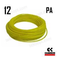 Трубка 12/9 PA12 100М. желтая CAMOZZI TRN 12/9-G