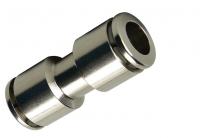 Фитинг  8-8 прямой латунь никелированная CDC Pneumatics BUC0800