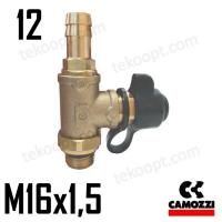 ФИТИНГ R12-М16Х1,5 ТРОЙНИК ВЕРТИКАЛЬНЫЙ CAMOZZI D2072 R12-M16X1,5-V02 ТРОЙНИК ВЕРТИКАЛЬН