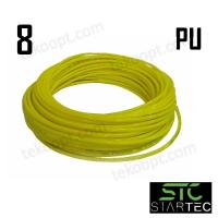 Трубка  8/6 PU 100м. полиуритан. желтая (бухта 100 м)
