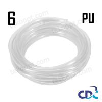 Трубка  6/4 PU 100м прозрачная CDC Pneumatics PU0640 CLEAR