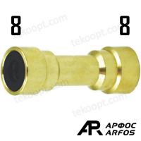 Фитинг  8- 8 прямой ARFOS АРФОС 157080000 аналог CAMOZZI 9580 8-C SIRIT 2550080603 2850080603 RAUFOSS 6237225 90508008