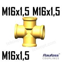 Фитинг M16 крестовина RAUFOSS 6237828