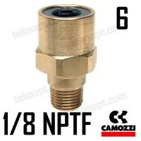 ФИТИНГ  6-1/8 NPTF ПРЯМОЙ CAMOZZI 9510 6-02-C
