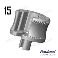 Ключ 15 металлический RAUFOSS 96615021