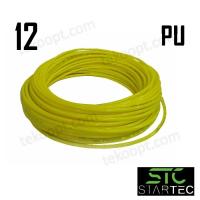 Трубка 12/9 PU 100м. полиуритан. желтая (бухта 100 м)
