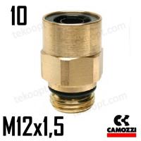 ФИТИНГ 10-М12Х1,5 ПРЯМОЙ CAMOZZI 9512 10-M12X1,5C