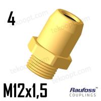 Фитинг  4-M12 прямой RAUFOSS 6237192