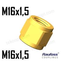 Фитинг M16-M16 переходник RAUFOSS 6237743