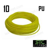 Трубка 10/7 PU 100м. полиуритан. желтая (бухта 100 м)