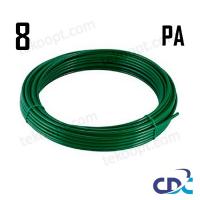 Трубка  8/6 PA12 100м зеленая CDC Pneumatics PA0806 GREEN