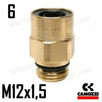 ФИТИНГ  6-М12Х1,5 ПРЯМОЙ CAMOZZI 9512 6-M12X1,5C