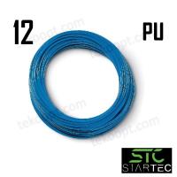 Трубка 12/9 PU 100м. синяя (бухта 100 м)