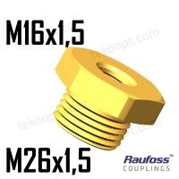 Фитинг M26-M16 переходник RAUFOSS 6237618