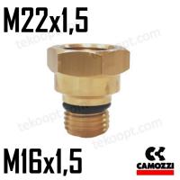 ФИТИНГ M16Х1,5-F22Х1,5 CAMOZZI D2522 M16X1,5C-M22X1,5