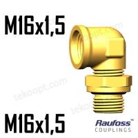 Фитинг M16-M16 угловой RAUFOSS 6237830