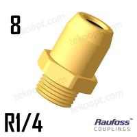 Фитинг  8-R1/4NPTF прямой RAUFOSS 6237223