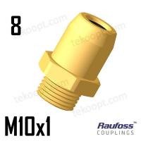 Фитинг  8-M10 прямой RAUFOSS 6237230