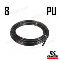 Трубка  8/6 PU 100М. полиуретановая черная CAMOZZI TPU 8/6-N