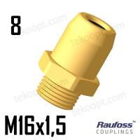 Фитинг  8-M16 прямой RAUFOSS 6237236