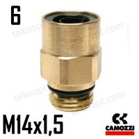 ФИТИНГ  6-М14Х1,5 ПРЯМОЙ CAMOZZI 9512 6-M14X1,5R